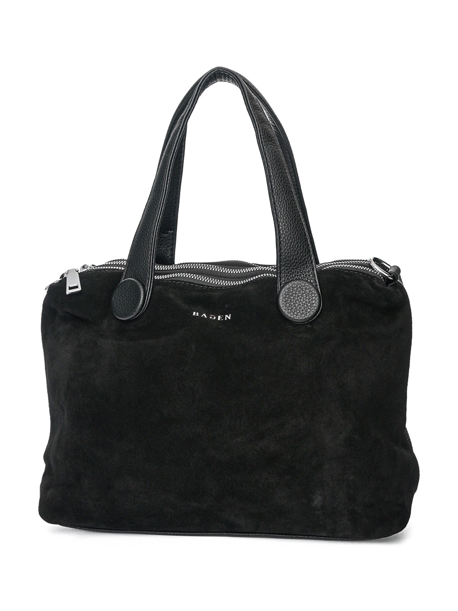 Сумка-тоут черного цвета со съемным плечевым ремнем